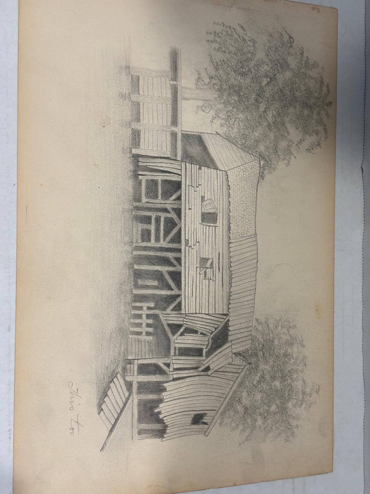 Early American Sketchbook Archive  c. 1898–1915 • 50+ Original Drawings & Studies