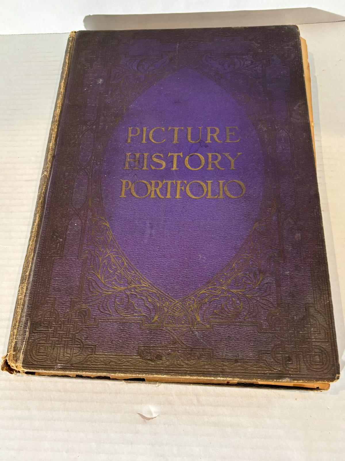 Picture History Portfolio — Monumental 1923 New York Times Pictorial Archive of Baseball, War, Theater & American History