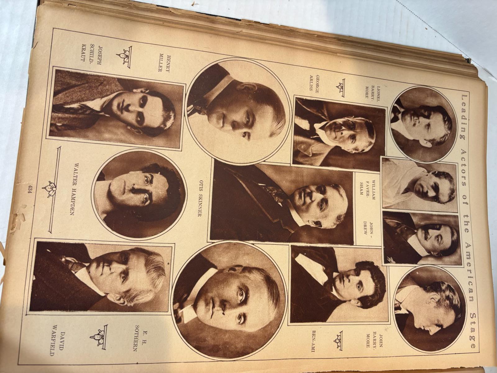 Picture History Portfolio — Monumental 1923 New York Times Pictorial Archive of Baseball, War, Theater & American History