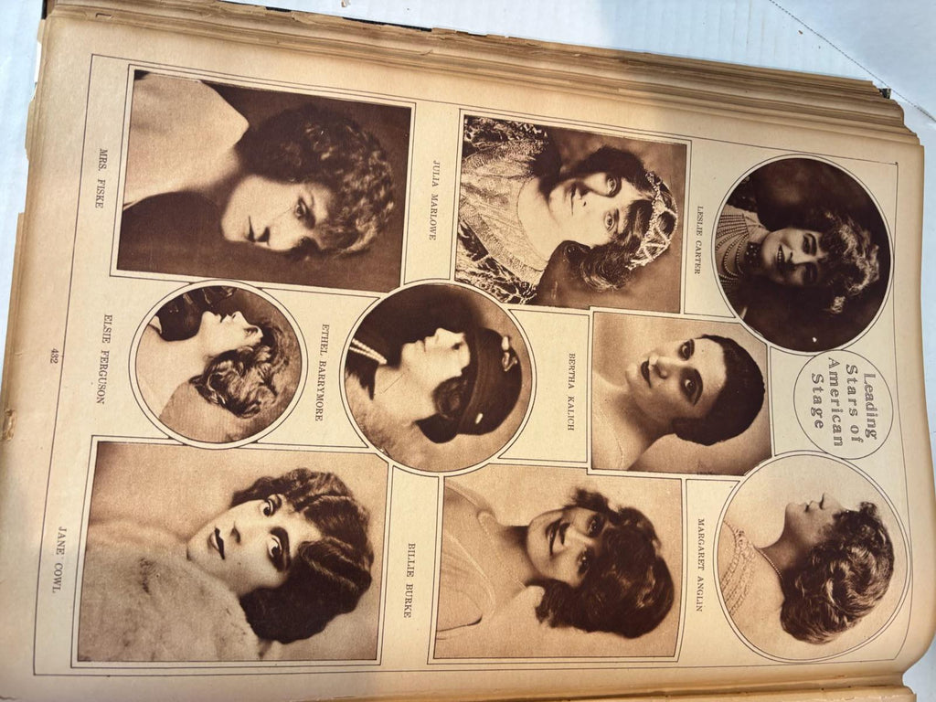Picture History Portfolio — Monumental 1923 New York Times Pictorial Archive of Baseball, War, Theater & American History