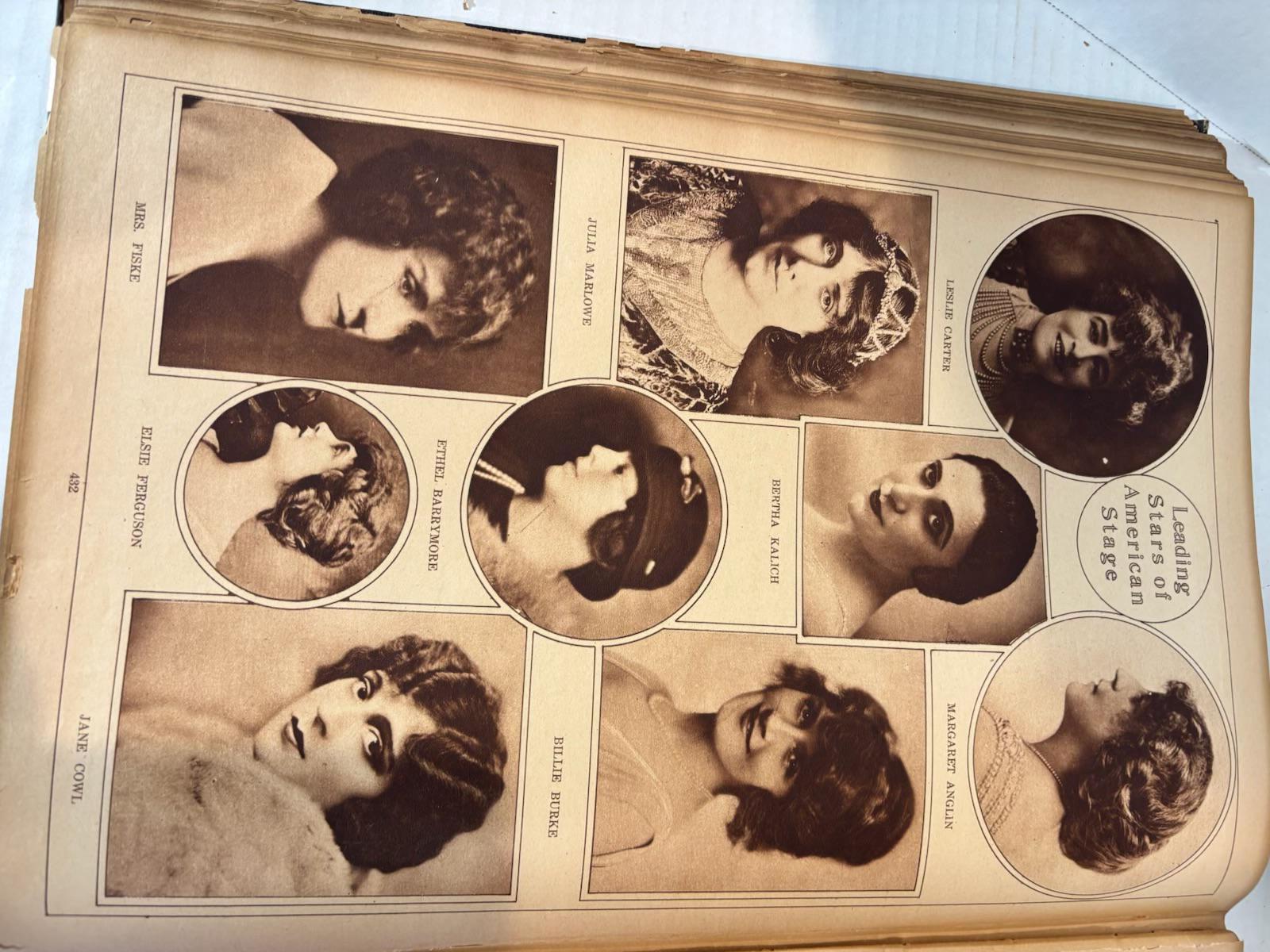 Picture History Portfolio — Monumental 1923 New York Times Pictorial Archive of Baseball, War, Theater & American History