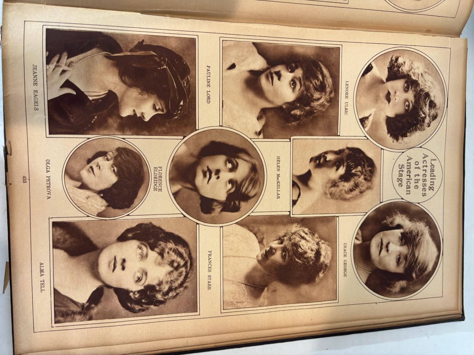 Picture History Portfolio — Monumental 1923 New York Times Pictorial Archive of Baseball, War, Theater & American History