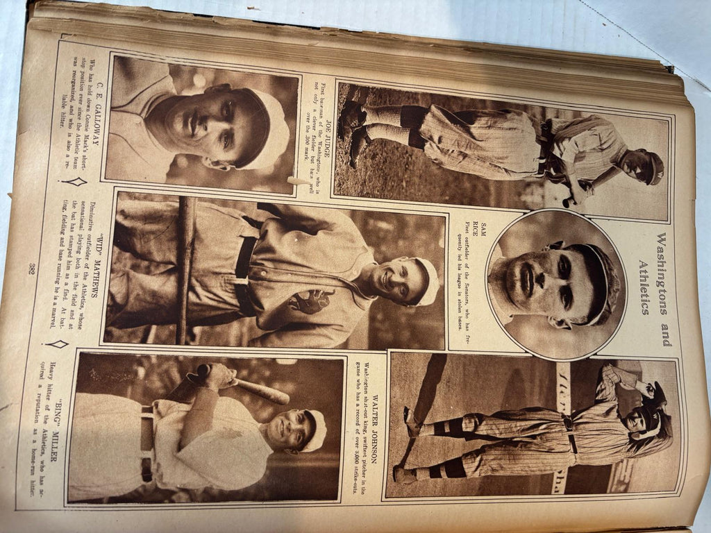 Picture History Portfolio — Monumental 1923 New York Times Pictorial Archive of Baseball, War, Theater & American History