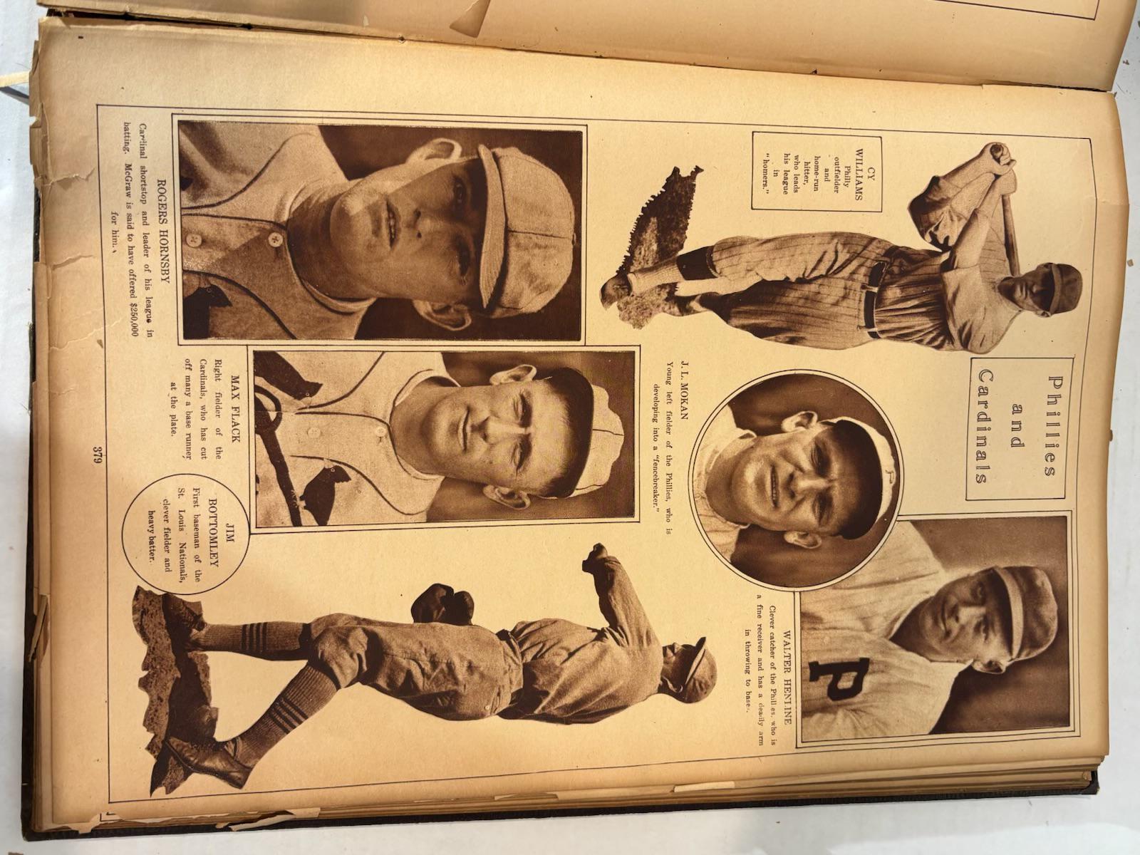 Picture History Portfolio — Monumental 1923 New York Times Pictorial Archive of Baseball, War, Theater & American History