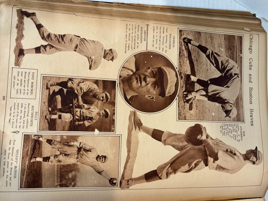 Picture History Portfolio — Monumental 1923 New York Times Pictorial Archive of Baseball, War, Theater & American History