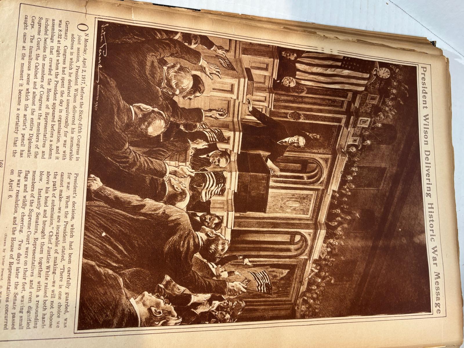Picture History Portfolio — Monumental 1923 New York Times Pictorial Archive of Baseball, War, Theater & American History