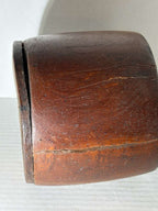 Large Scandinavian Folk Art Wooden Ale Tankard, Likely Norwegian, 18th/Early 19th Century
