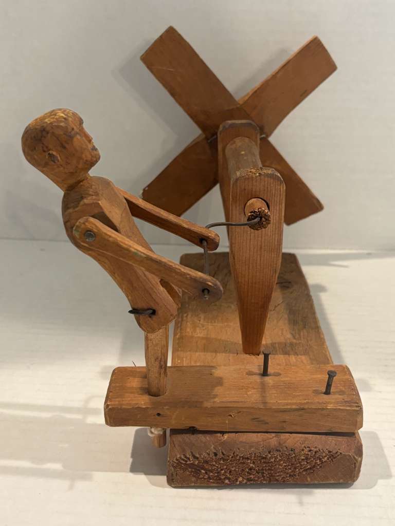 American Folk Art Mechanical Figure Whirligig American, circa 1860–1890