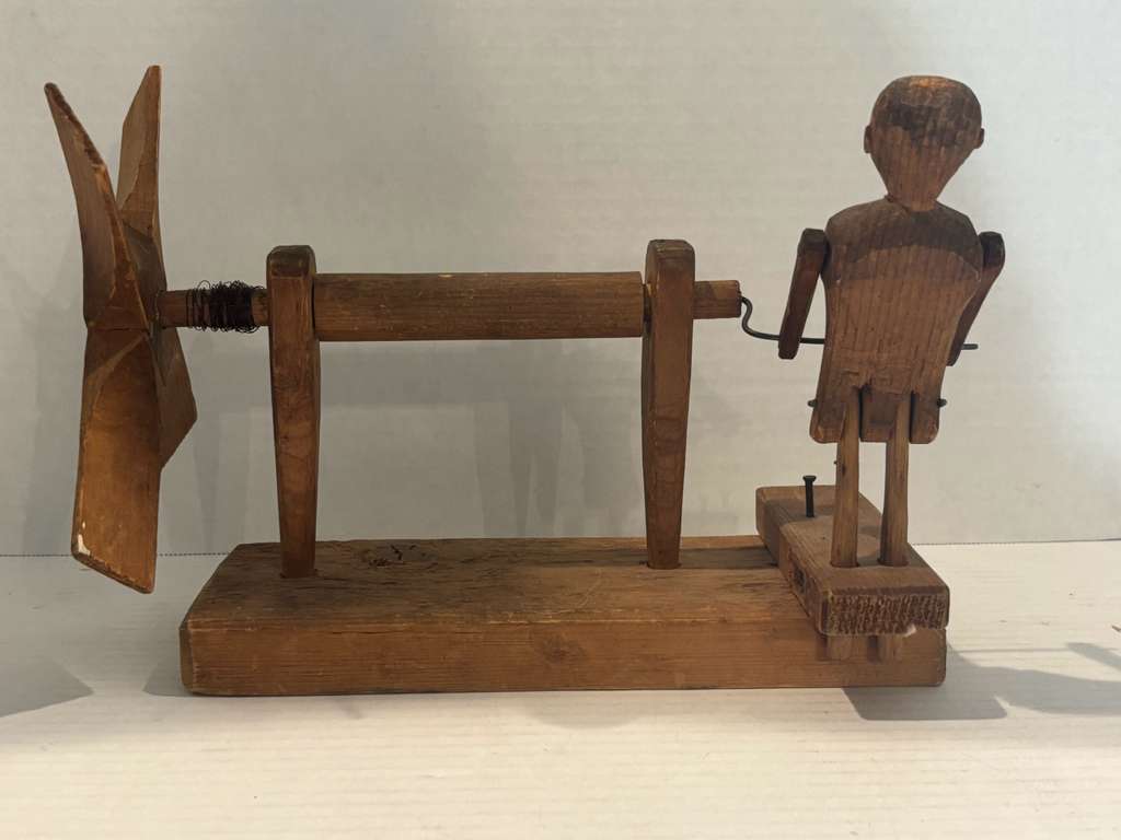 American Folk Art Mechanical Figure Whirligig American, circa 1860–1890