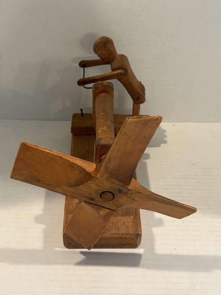 American Folk Art Mechanical Figure Whirligig American, circa 1860–1890