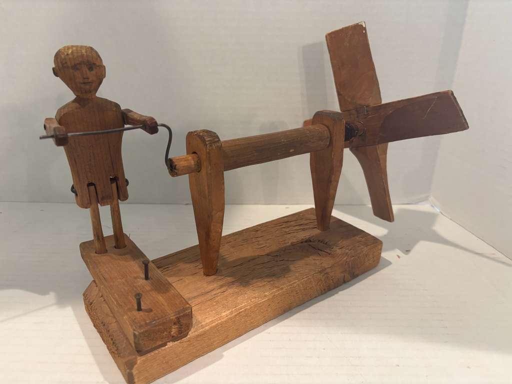 American Folk Art Mechanical Figure Whirligig American, circa 1860–1890