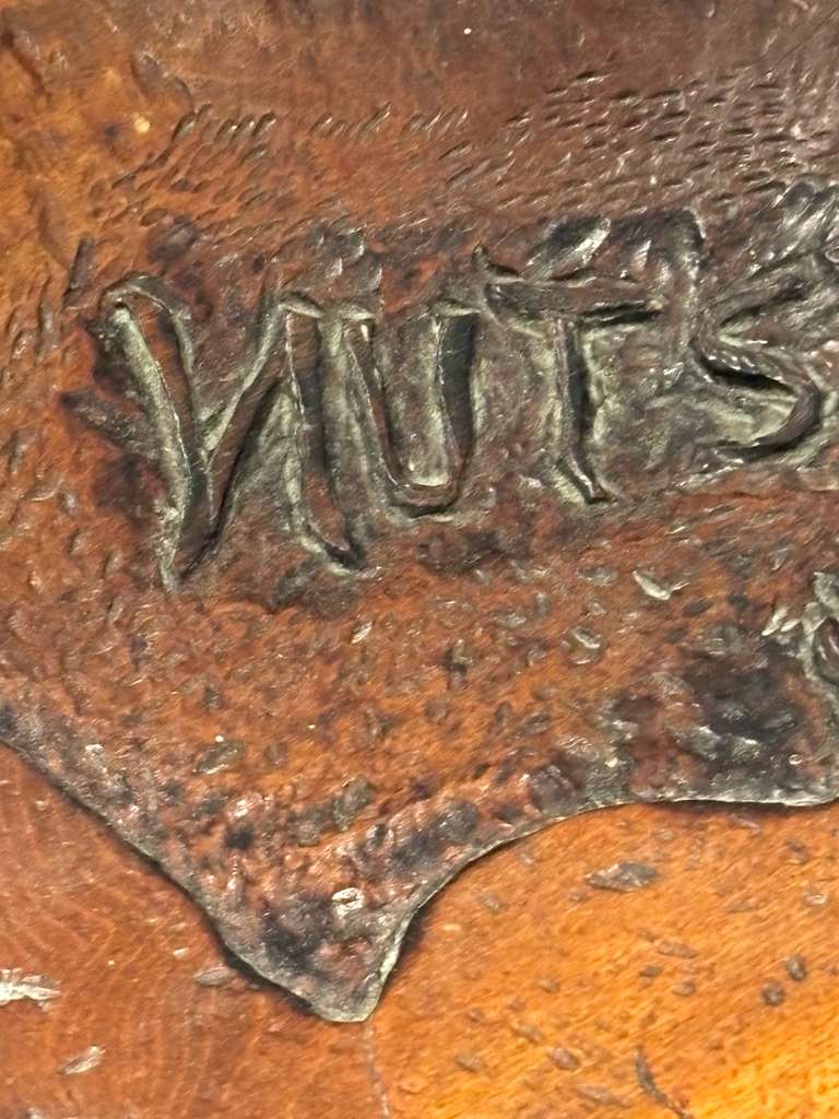 Dated American Folk Art Carved Treenware Nut Bowl, 1902