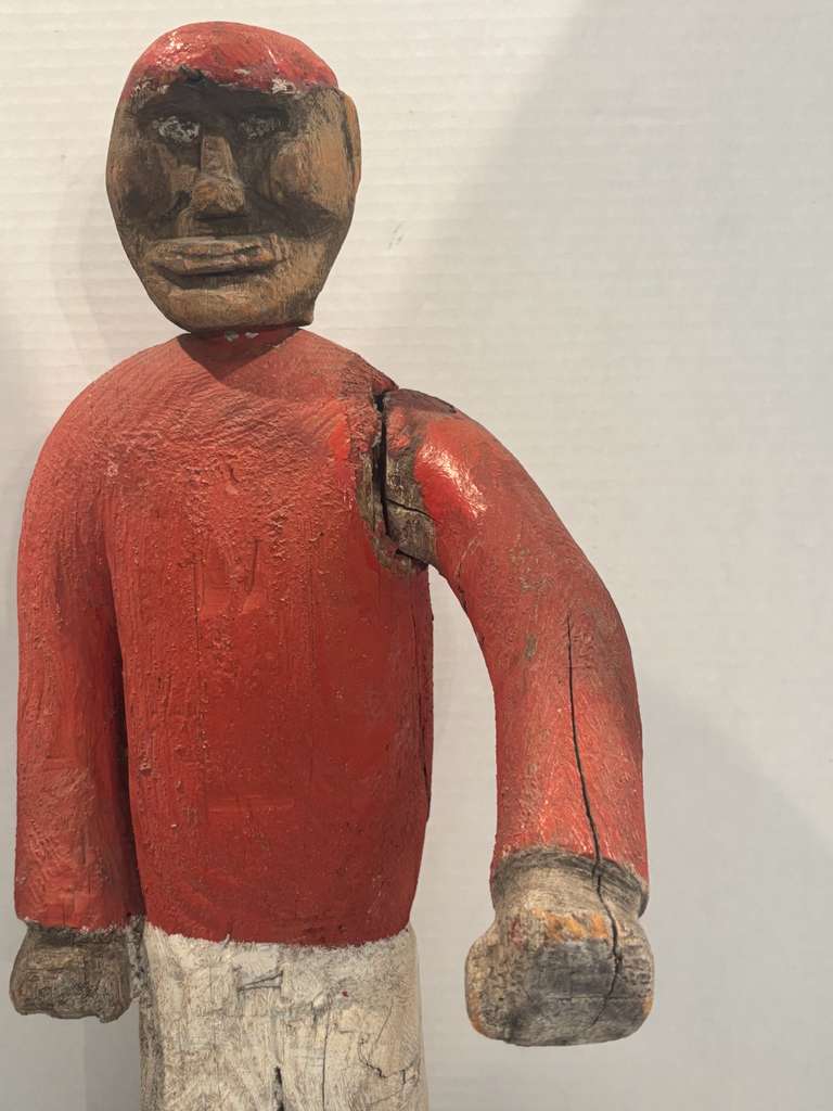 American Folk Art Carved Jockey Figure, circa 1890–1920