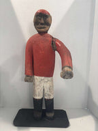 American Folk Art Carved Jockey Figure, circa 1890–1920