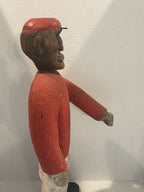 American Folk Art Carved Jockey Figure, circa 1890–1920