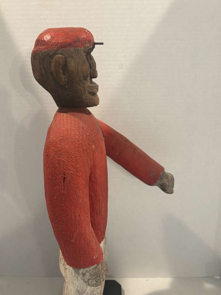 American Folk Art Carved Jockey Figure, circa 1890–1920