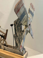 American Folk Art Woodcutter Whirligig  New England, Early 20th Century