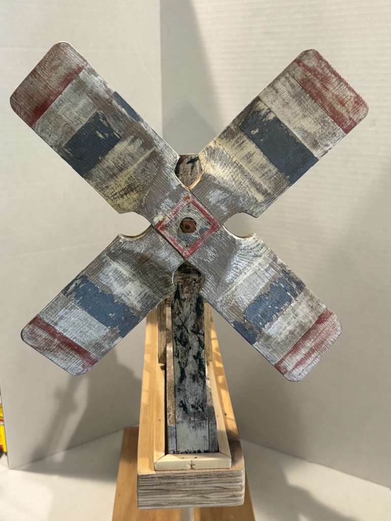 American Folk Art Woodcutter Whirligig  New England, Early 20th Century