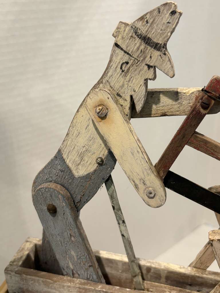 American Folk Art Woodcutter Whirligig  New England, Early 20th Century