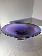 Monumental Young & Constantin Studio Glass Centerpiece with Gunnel Sahlin Art Glass Fruit
