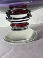 Monumental Young & Constantin Studio Glass Centerpiece with Gunnel Sahlin Art Glass Fruit