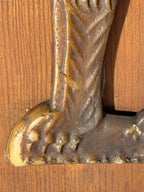 Exceptional Folk Art Black Beeswax Cat Wall Sculpture American or European, circa 1930–1945