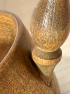 Late 19th Century Treenware Porringer or Handled Bowl