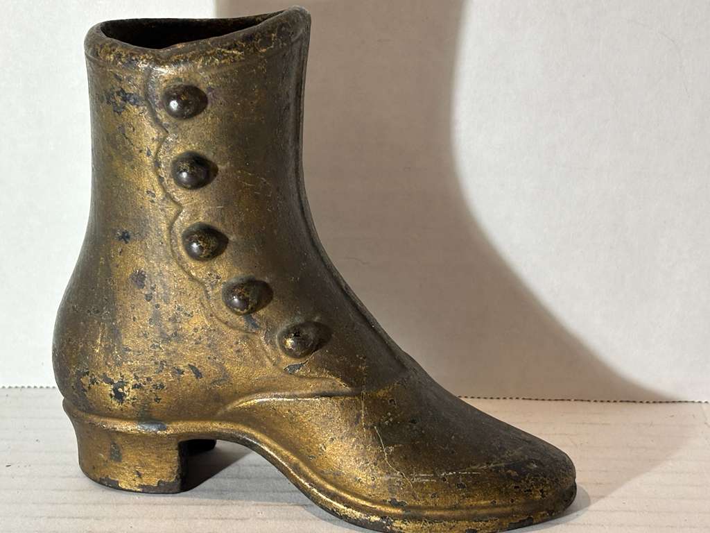 Victorian Cast-Iron Ladies’ Button Boot Form American, circa 1880–1900