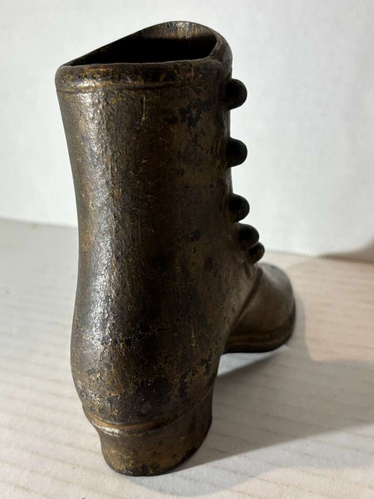 Victorian Cast-Iron Ladies’ Button Boot Form American, circa 1880–1900
