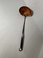 Late 18th / Early 19th Century Hand-Forged Copper and Wrought Iron Hearth Ladle