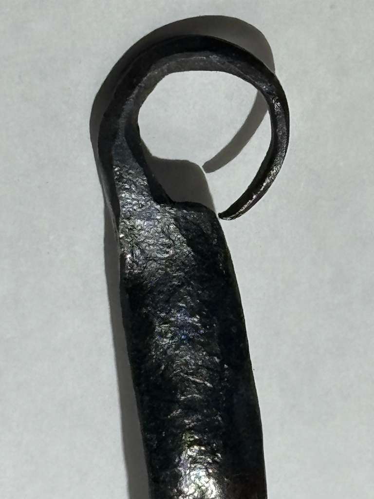 Late 18th / Early 19th Century Hand-Forged Copper and Wrought Iron Hearth Ladle