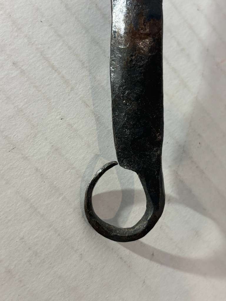 Late 18th / Early 19th Century Hand-Forged Copper and Wrought Iron Hearth Ladle