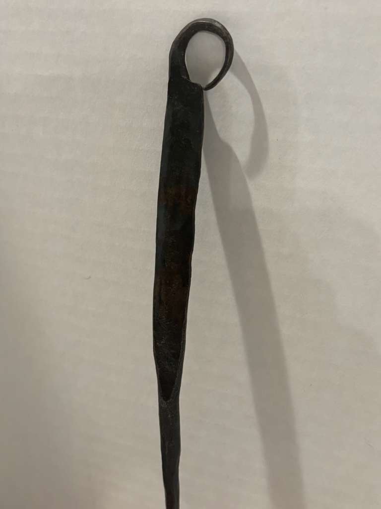 Late 18th / Early 19th Century Hand-Forged Copper and Wrought Iron Hearth Ladle