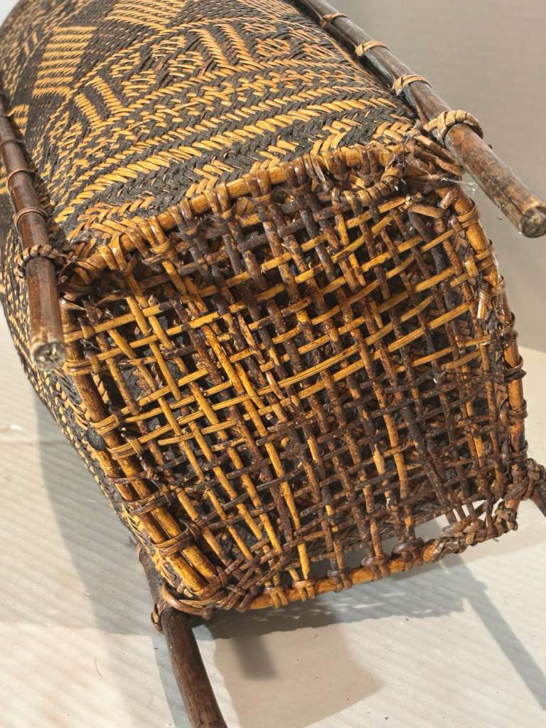 Dayak Basket on Stand — Borneo, Mid-20th Century
