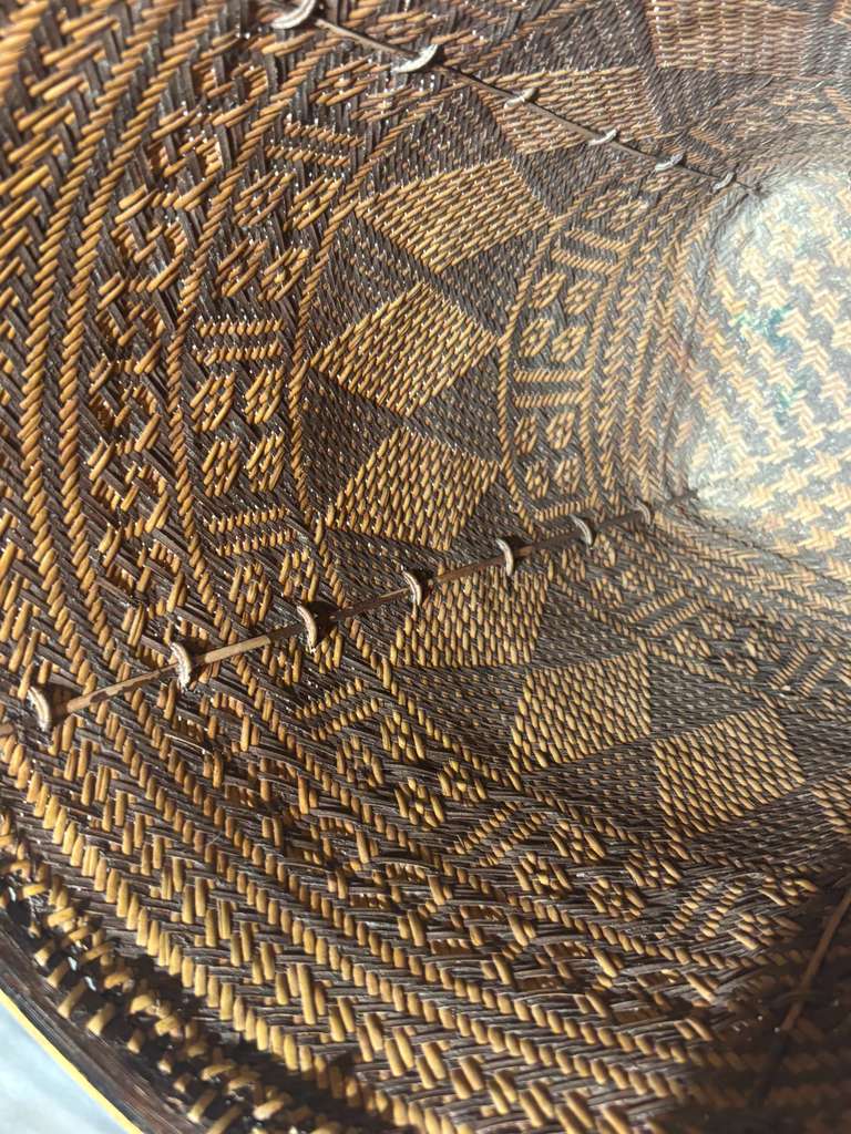 Dayak Basket on Stand — Borneo, Mid-20th Century