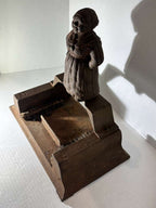 Rare Figural Cast Iron Black Americana Boot Scraper and Shoe Brush, American, circa 1870–1900