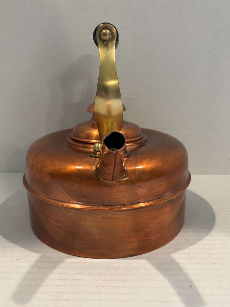 SIMPLEX PATENT ART DECO SOLID COPPER KETTLE