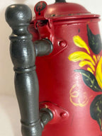 Pennsylvania German Paint-Decorated Toleware Coffee Pot, Lancaster County, Pennsylvania, circa 1890–1920
