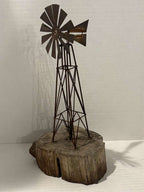 Handmade Rustic Windmill Sculpture from Loretta Lynn’s Dude Ranch Dated August 10, 1999
