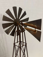 Handmade Rustic Windmill Sculpture from Loretta Lynn’s Dude Ranch Dated August 10, 1999