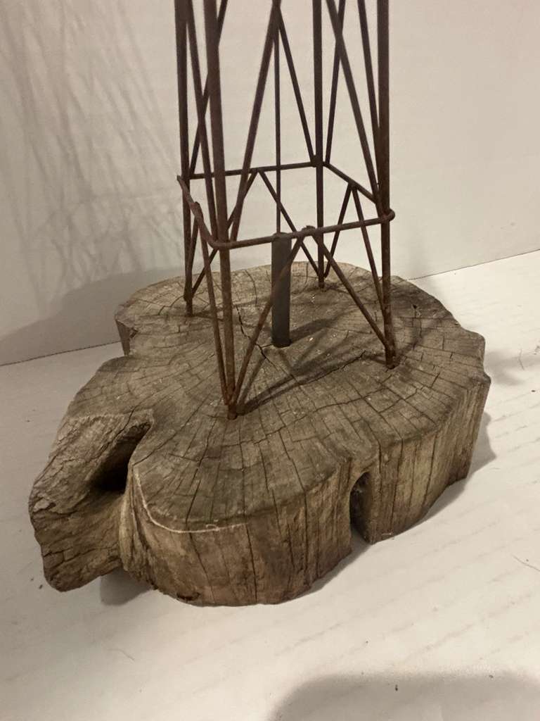 Handmade Rustic Windmill Sculpture from Loretta Lynn’s Dude Ranch Dated August 10, 1999