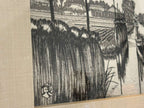 Japanese Woodblock Print of a Rural Canal Scene Showa Period, circa 1930–1955