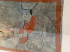 Chinese School Hand-Painted Study After a Han/Tang Tomb Mural, Circa 1950–1970