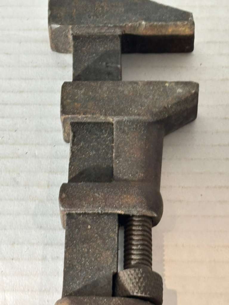 Pair of C. J. Coe Patent Adjustable Pipe Wrenches Worcester, Massachusetts, patented November 3, 1874 Circa 1875–1890