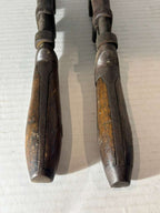 Pair of C. J. Coe Patent Adjustable Pipe Wrenches Worcester, Massachusetts, patented November 3, 1874 Circa 1875–1890