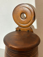 Turned Wall Salt Box  Pennsylvania, probably southeastern Pennsylvania, circa 1875–1900.