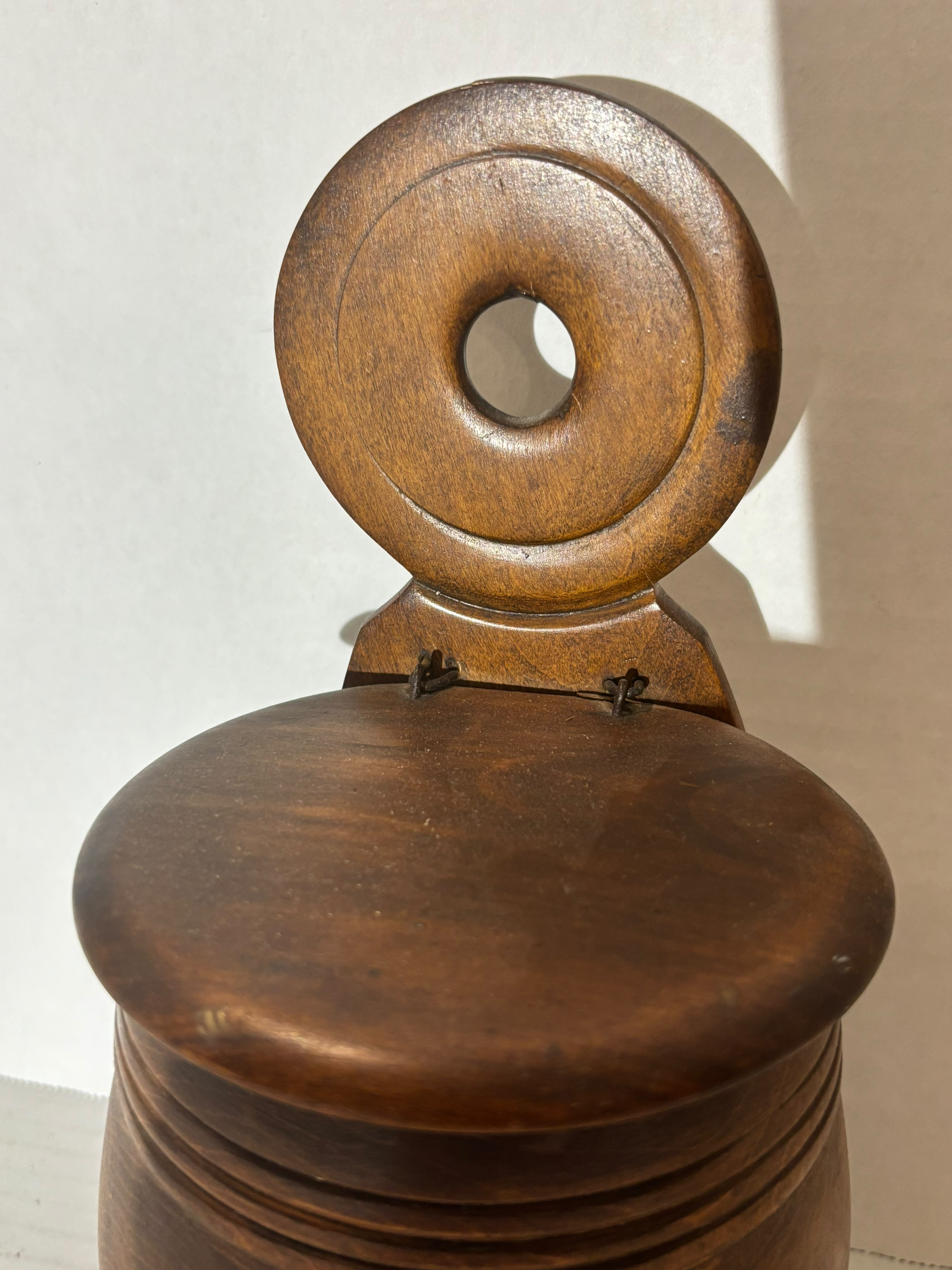 Turned Wall Salt Box  Pennsylvania, probably southeastern Pennsylvania, circa 1875–1900.