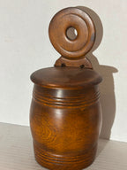 Turned Wall Salt Box  Pennsylvania, probably southeastern Pennsylvania, circa 1875–1900.