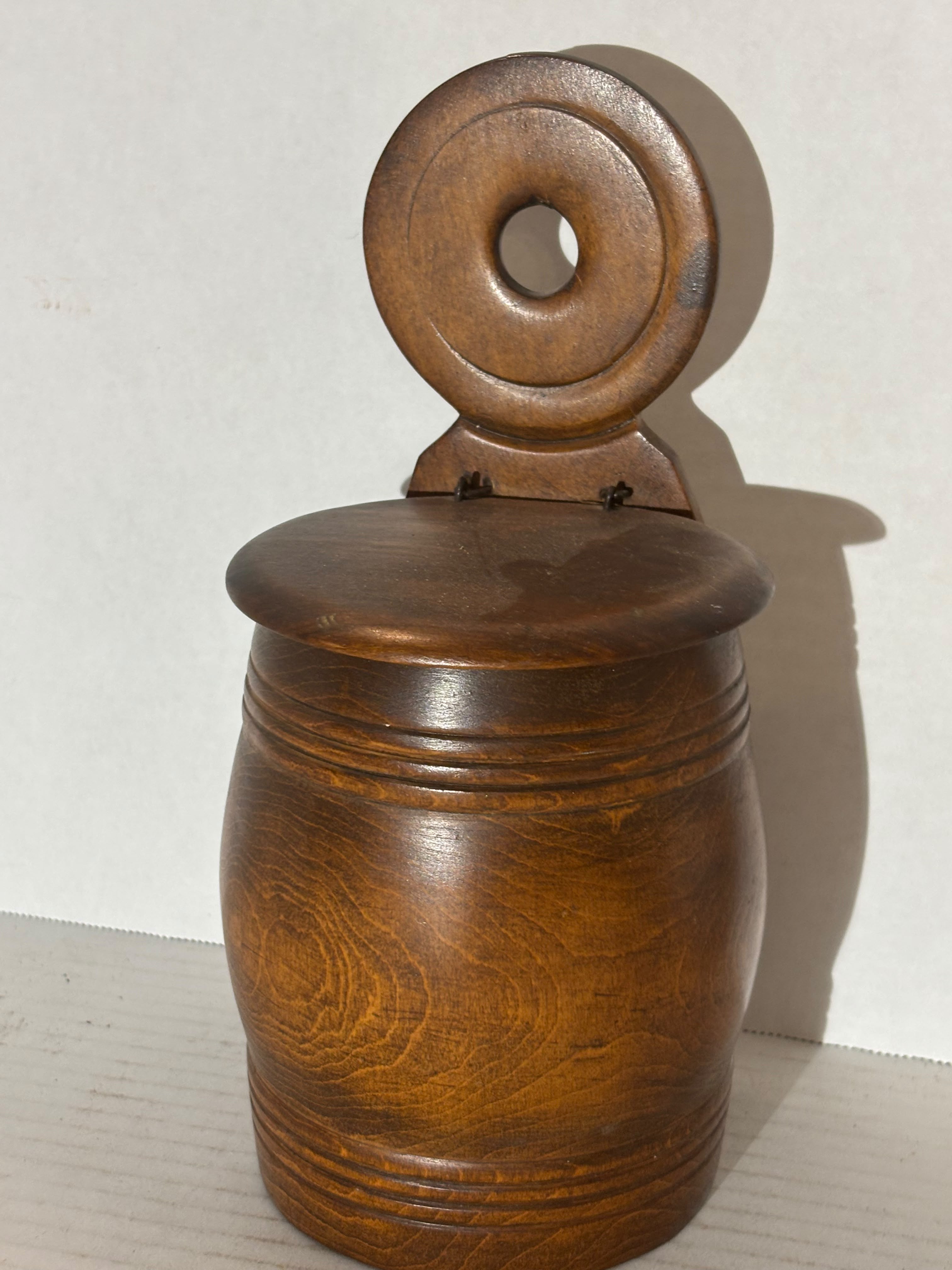Turned Wall Salt Box  Pennsylvania, probably southeastern Pennsylvania, circa 1875–1900.