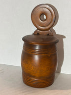 Turned Wall Salt Box  Pennsylvania, probably southeastern Pennsylvania, circa 1875–1900.